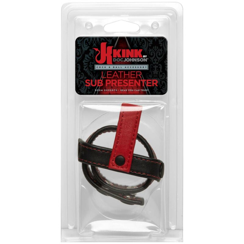 Doc Johnson Kink Leather Sub Presenter Ring