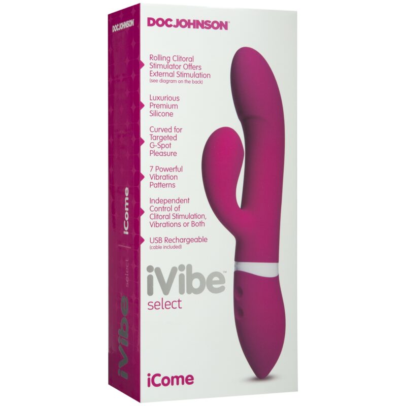 Doc Johnson iVibe Select Icome Rechargeable Rabbit Vibrator