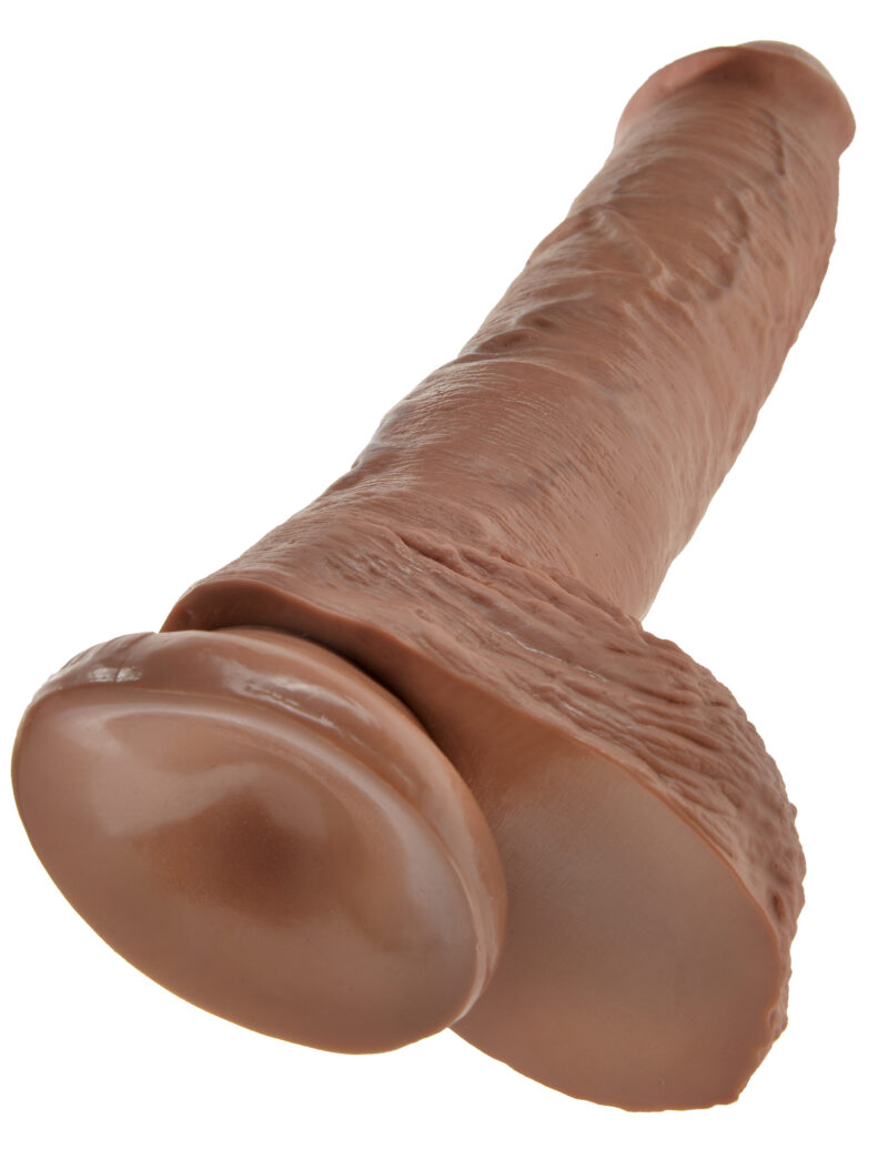 Pipedream King Cock 10" Cock With Balls Tan