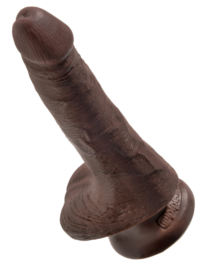 Pipedream King Cock 6" Cock With Balls Brown
