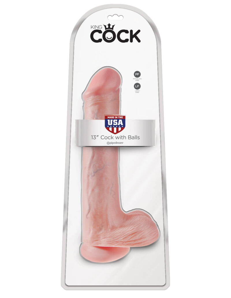 Pipedream King Cock 13" Cock With Balls Flesh