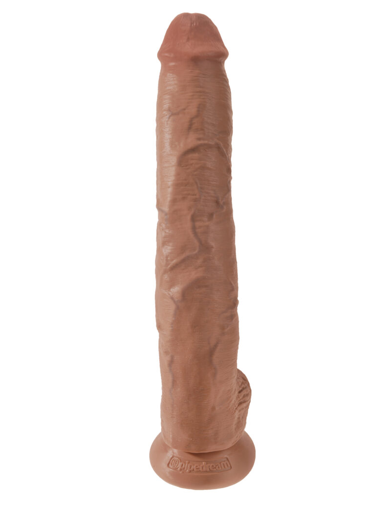 Pipedream King Cock 14" Cock With Balls Tan