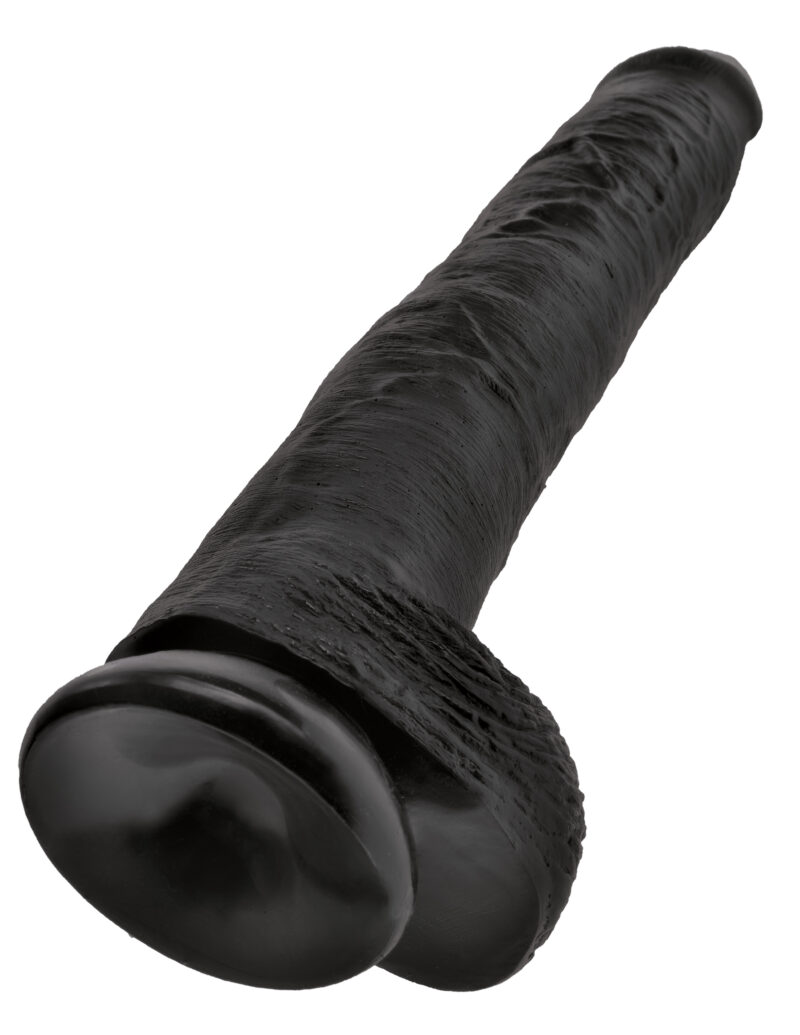 Pipedream King Cock 14" Cock With Balls Black