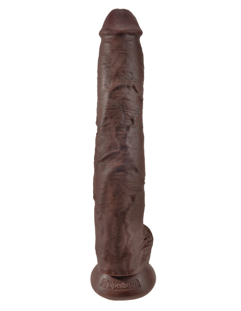 Pipedream King Cock 14" Cock With Balls Brown