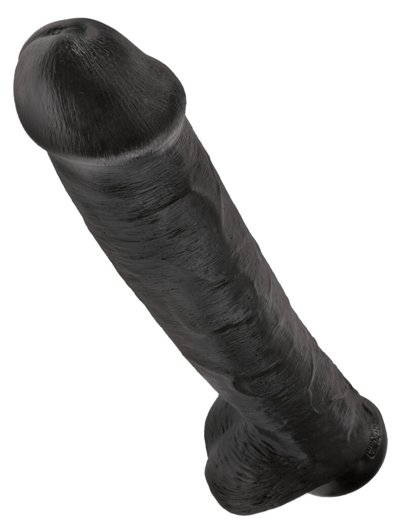 Pipedream King Cock 15" Cock With Balls Black