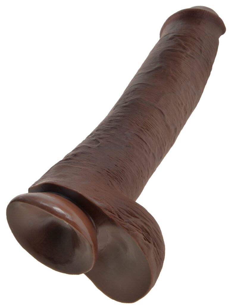 Pipedream King Cock 15" Cock With Balls Brown