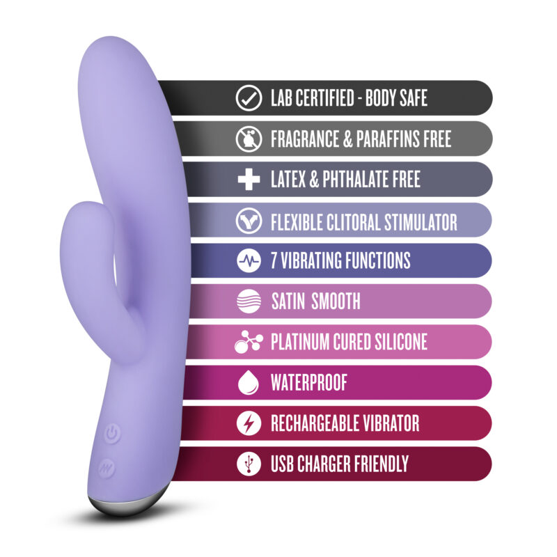 Luxe Bae Periwinkle Rechargeable Rabbit Vibrator