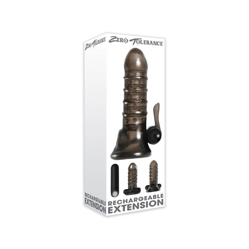 Penis Extension With 10 Speed Rechargeable Vibration