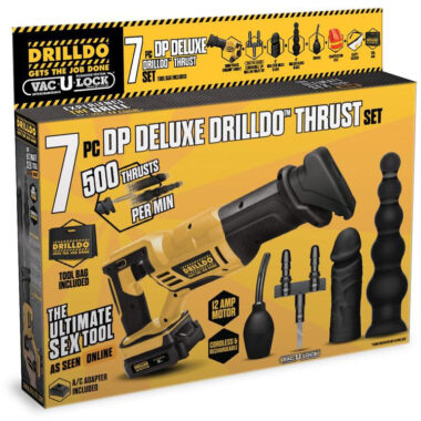 Drilldo Double Penetration Deluxe Thrust 7 Piece Set