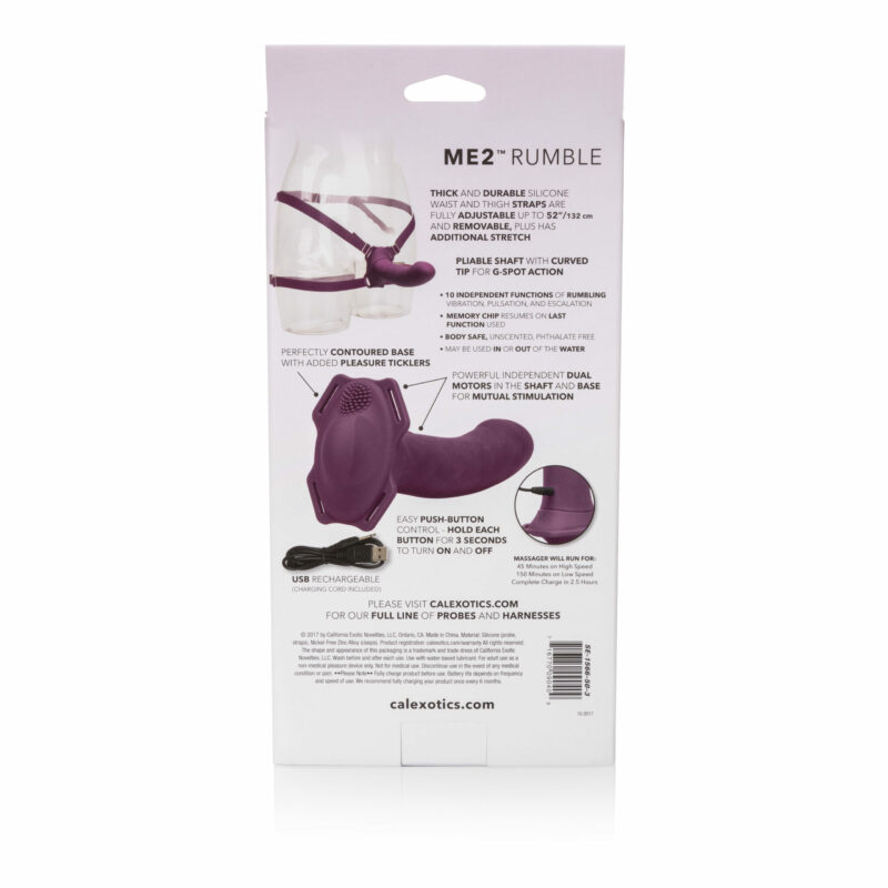 Me2 Rumble Harness with Vibrating Dildo