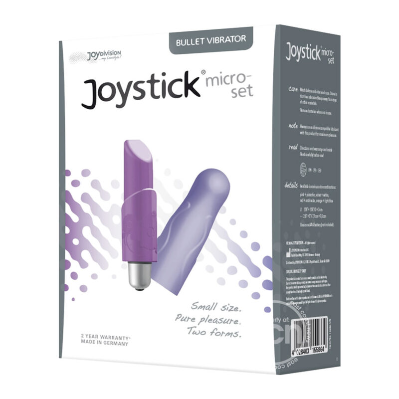 Joystick Ladylike Bullet Vibrator With Silicone Sleeves