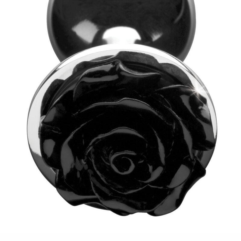 Black Rose Anal Plug