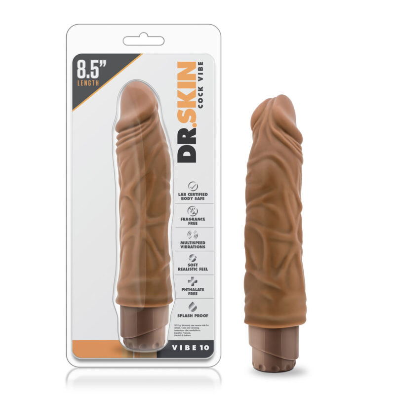 8.5 inch Vibrating Cock by Dr. Skin
