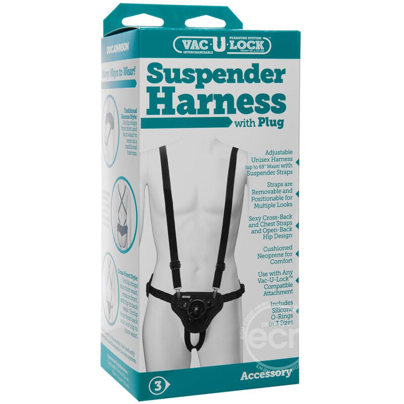 Vac-U- Lock Suspender Harness with Plug
