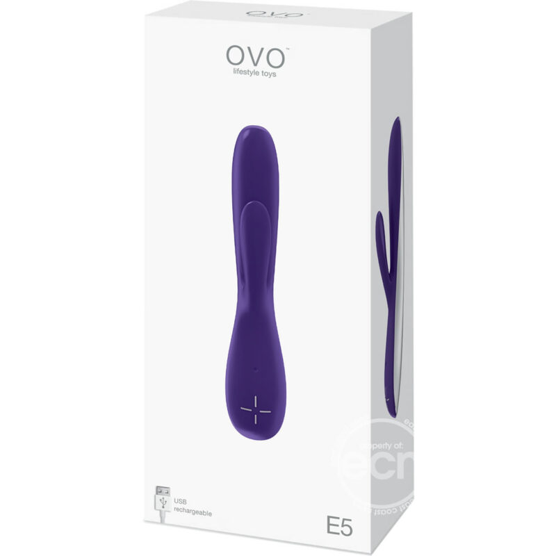 OVO E5 Silicone Rechargeable Rabbit Vibrator