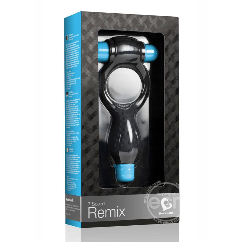 Remix 7 Speed Vibrating Silicone Couples Cock Ring