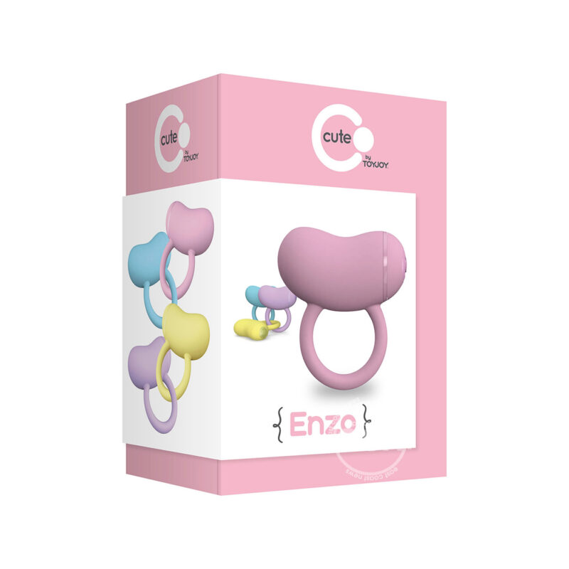 Toy Joy Cute Enzo Silicone Couples Vibrating Cock Ring