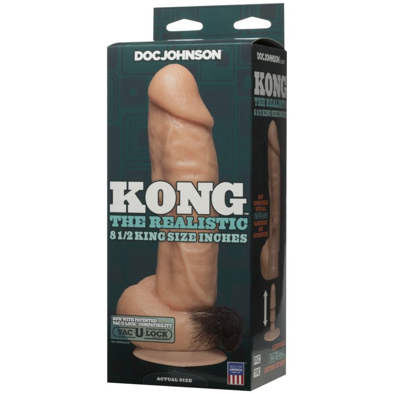Kong the Realistic Cock With Removable Vac-U-Lock Suction Cup