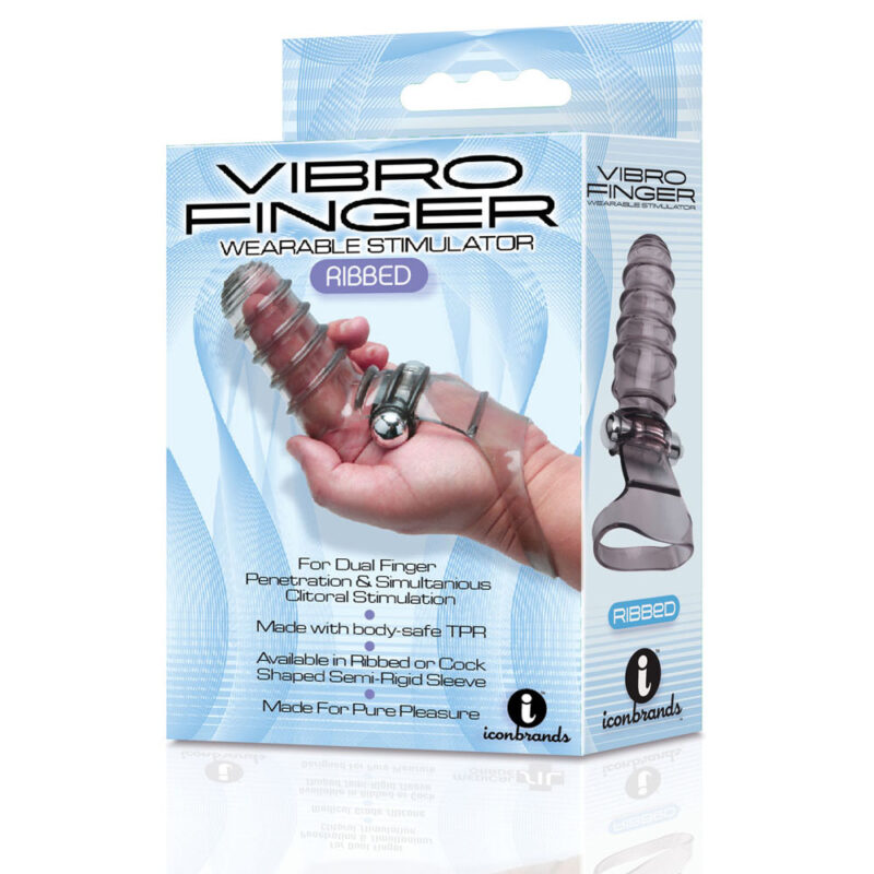 Vibro Ridges Finger Wearable Stimulator