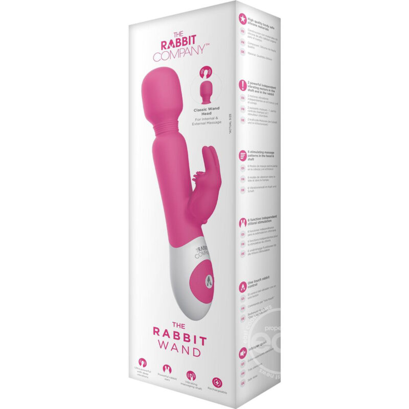 The Rabbit Company Wand Hot Pink Vibrator