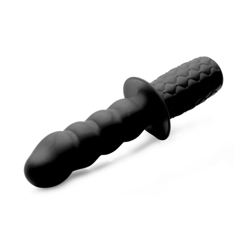 The Handler 10x Silicone Vibrating Thruster Anal Toy