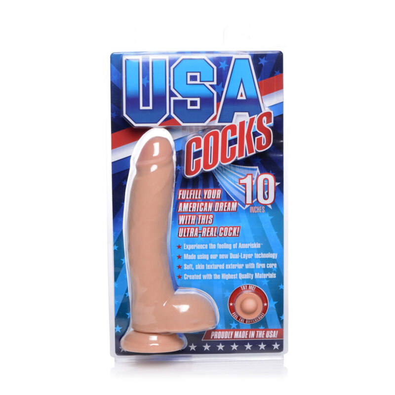 10 Inch Ultra Real Dual Layer Dildo