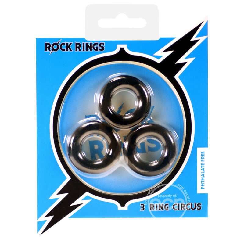Rock Rings 3 Piece Ring Circus Set
