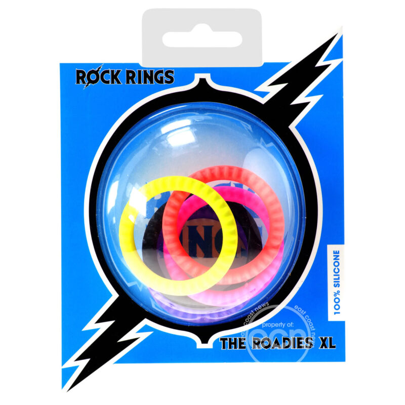 Roadies Silicone Cock Rings 5 Piece Set