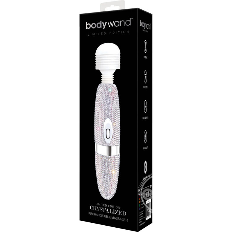Bodywand White Crystalized Rechargable Massager