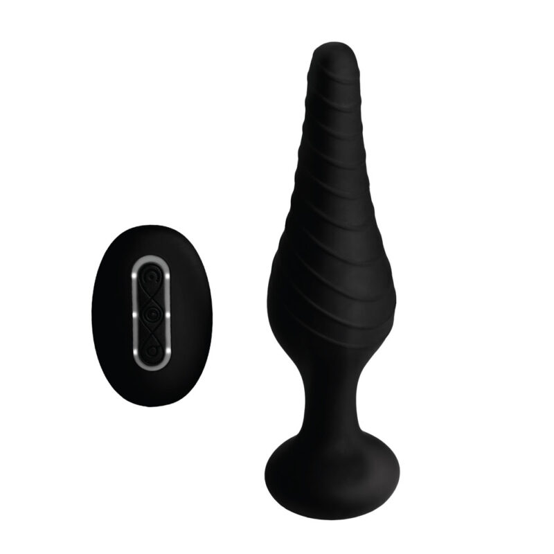 Under Control Silicone Vibrating Anal Plug With Remote Control