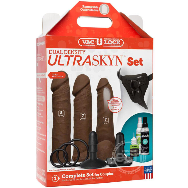 Vac-U-Lock Chocolate Dual Density UltraSkyn Set