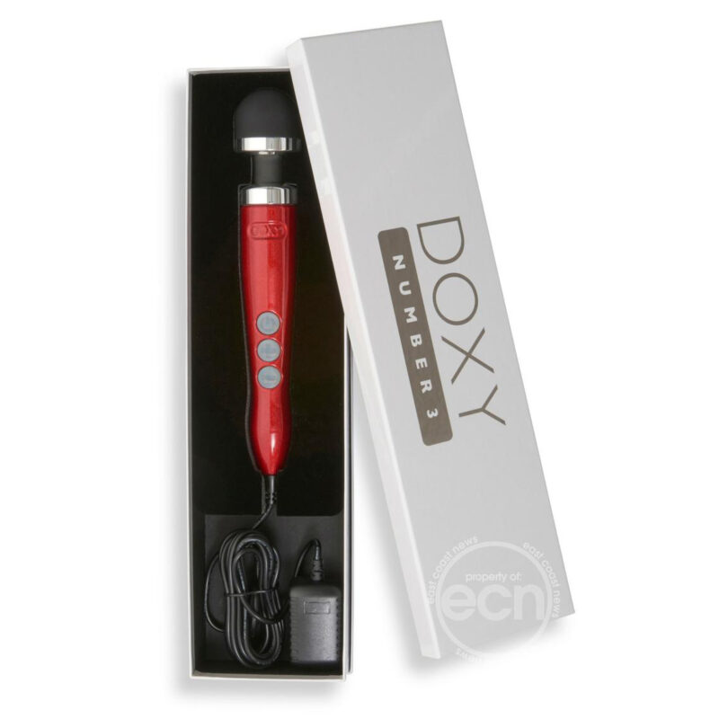 Doxy Number 3 Candy Red Multi Speed Massager