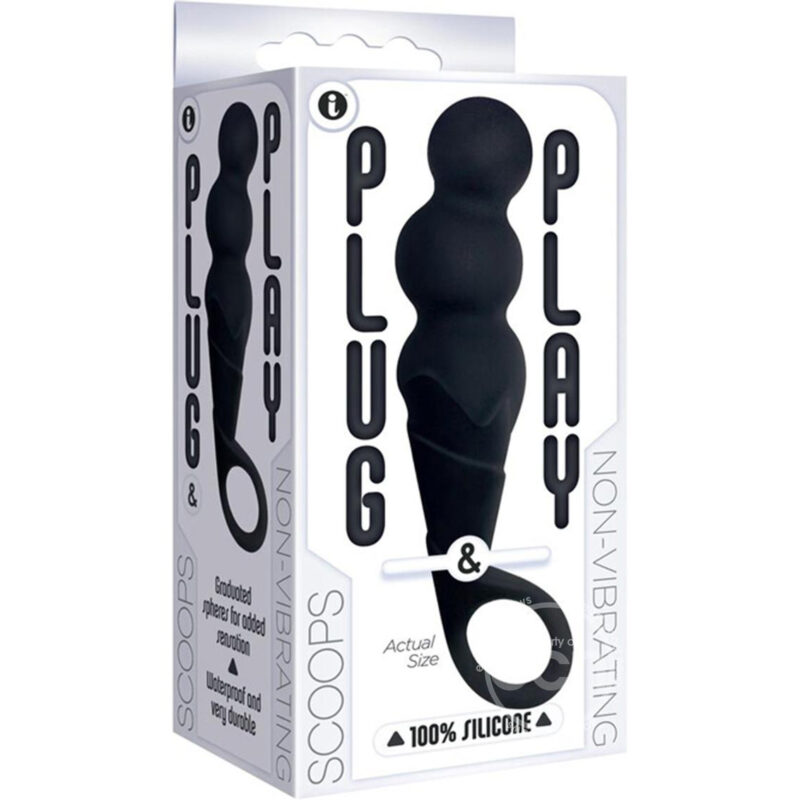 Plug and Play Scoops Silicone Butt Plug