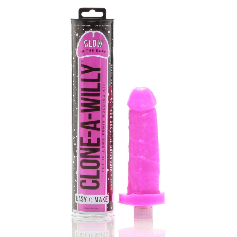 Clone-a-Willy Pink Glow in the Dark Kit