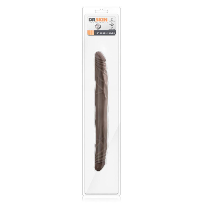 Dr Skin 14 inch Chocolate Double Dong