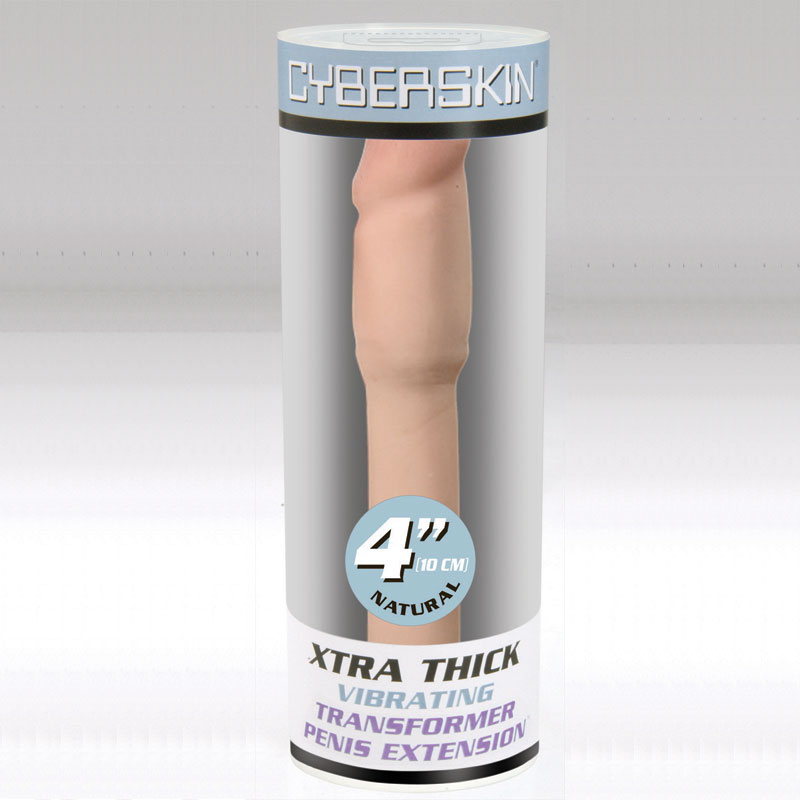 CyberSkin Transformer 4 inch Vibrating Penis Extension
