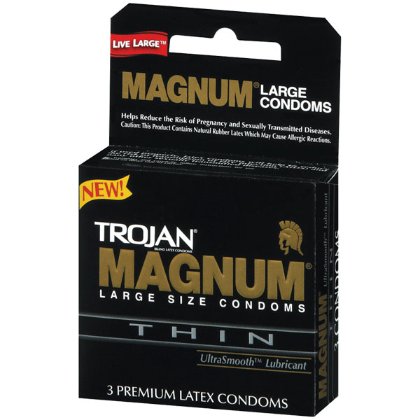 Trojan Magnum Thin Condoms 3 Pack