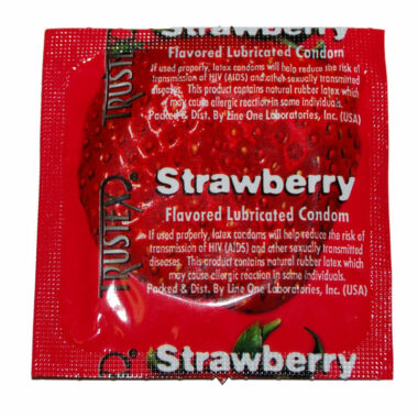 Trustex Strawberry Flavored Condoms 3 Pack