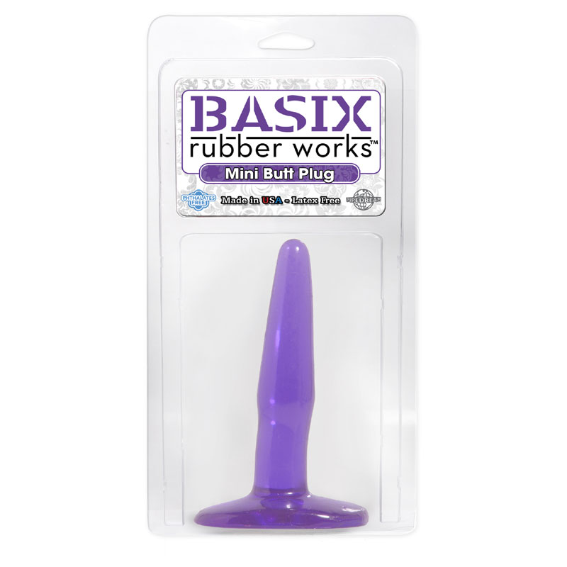Pipedream Basix Mini Butt Plug Purple
