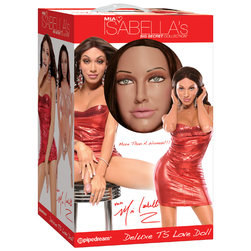 Shemale Sex Doll Outfit - Pipedream Mia Isabella Big Secret Deluxe Transexual Sex Doll â€“  BedRoomJoys.com