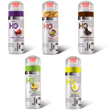 System JO H2O Water-Based Flavored Lubricant Assorted