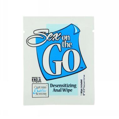Sex on the GO Desensitizing Anal Wipes