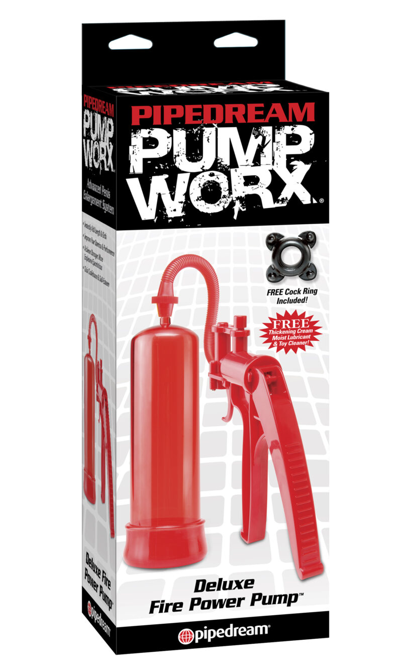 Pipedream Pump Worx Deluxe Fire Penis Pump