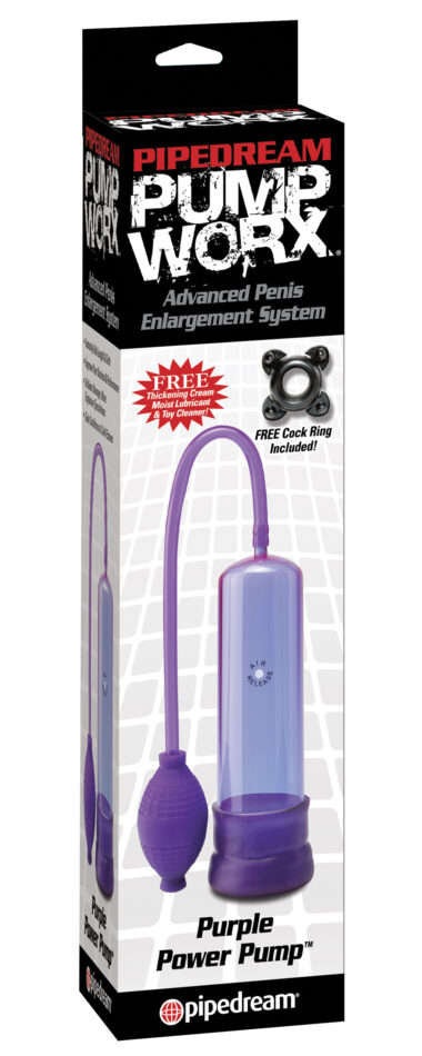 Pipedream Pump Worx Purple Penis Pump