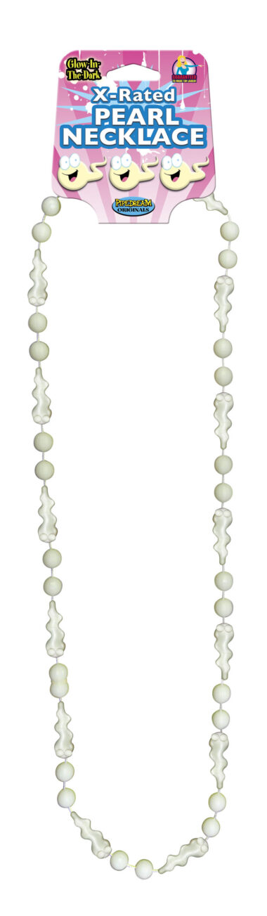 Pipedream X-Rated Pearl Necklace Glow In The Dark