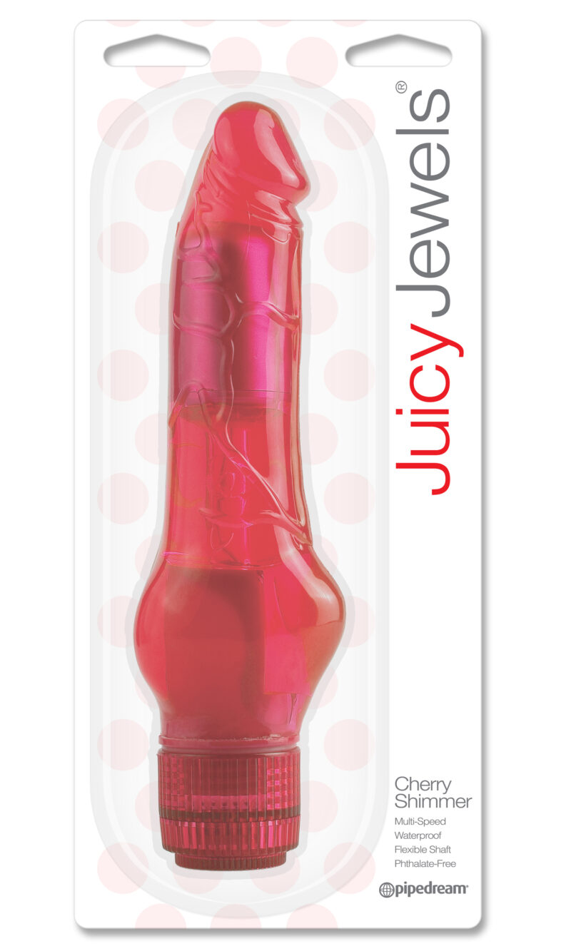 Pipedream Juicy Jewels Cherry Shimmer Vibrator