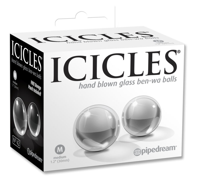 Pipedream Icicles No.42 Medium Glass Ben-Wa Balls