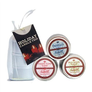 Earthly Body 3 In 1 Holyday Candle Trio Gift Set