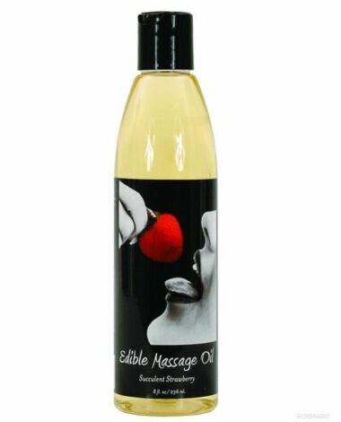Earthly Body Strawberry Edible Massage Oil