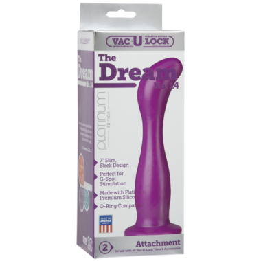 Doc Johnson Vac-U-Lock The Dream No.14 Silicone Dildo Purple